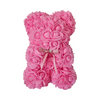 25cm Pink Rose Teddy Bear With Lights